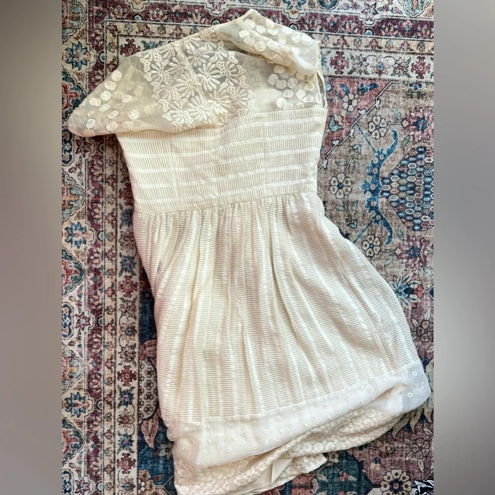Anthropologie Moulinette Soeurs Ivory Lace a-line Midi Dress, NWOT size 6 - Picture 6 of 6